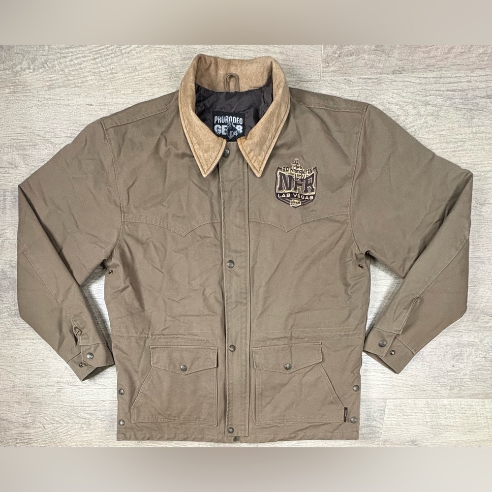 Wrangler 2015 NFR Las Vegas PRCA Official Pro Rodeo Gear Jacket Mens XL (RARE)